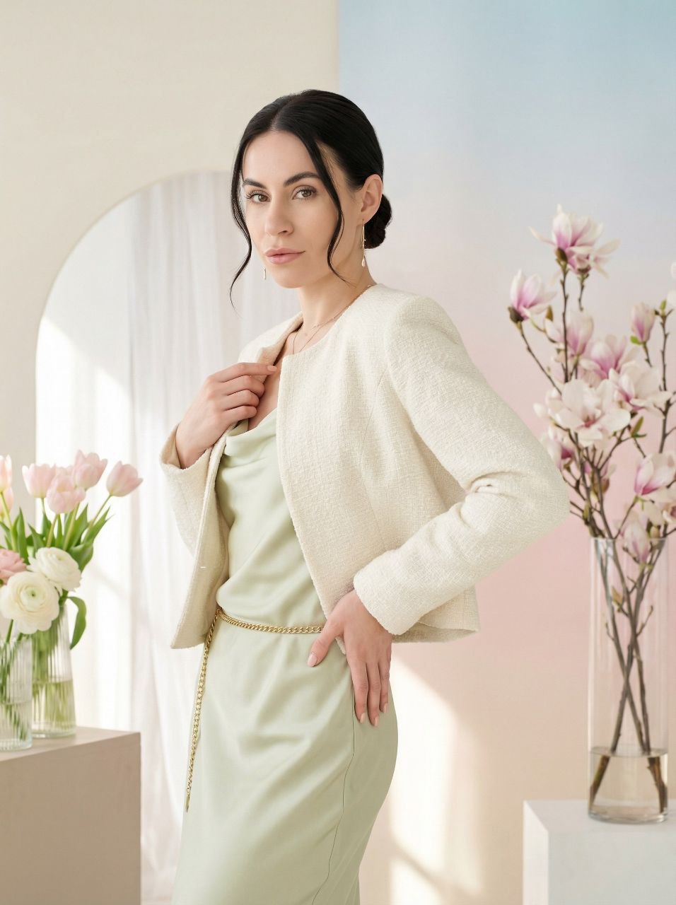 AI Photo - Spring elegance